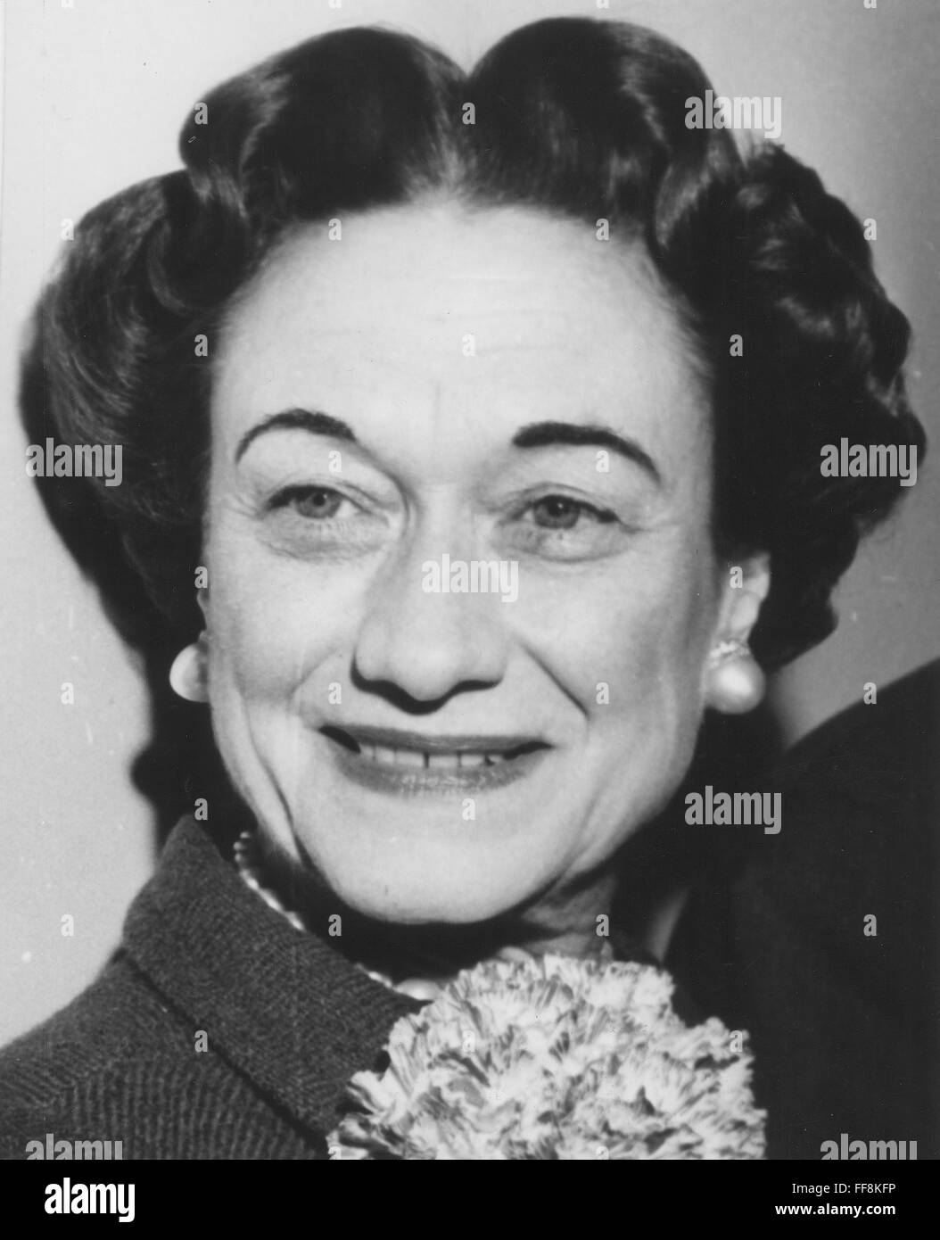 DUCHESS OF WINDSOR /n(1896-1986). The Duchess of Windsor, photographed ...