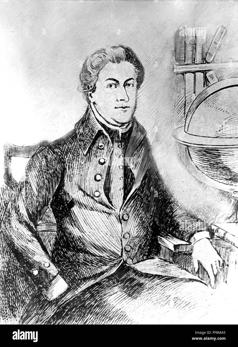 GEORGE VANCOUVER (1758?-1798). English navigator. Stock Photo