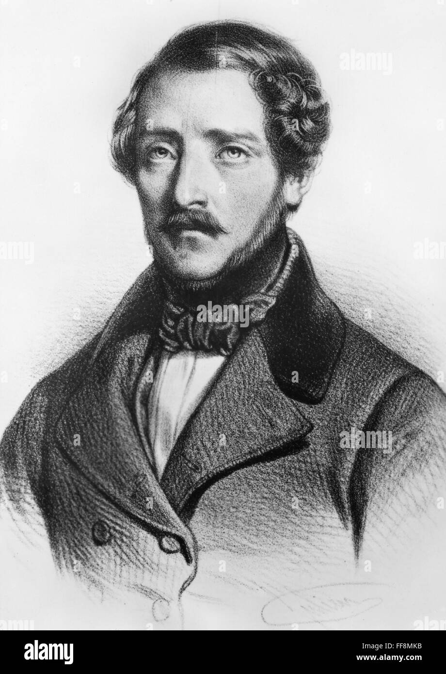 GAETANO DONIZETTI /n(1797-1848). Italian composer. Lithograph, French ...