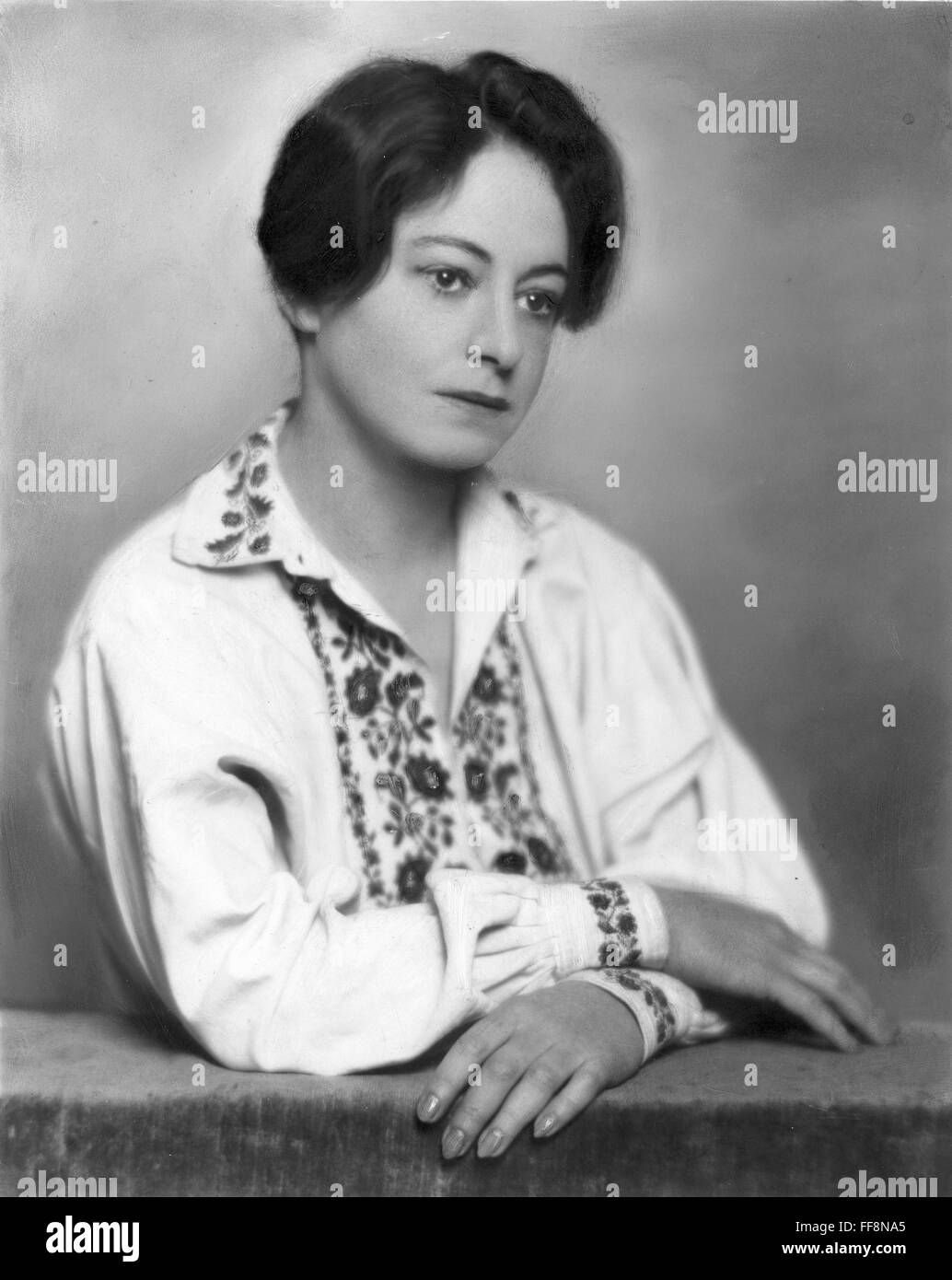 DOROTHY PARKER (1893-1967). /nAmerican writer. Photographed in 1928. Stock Photo