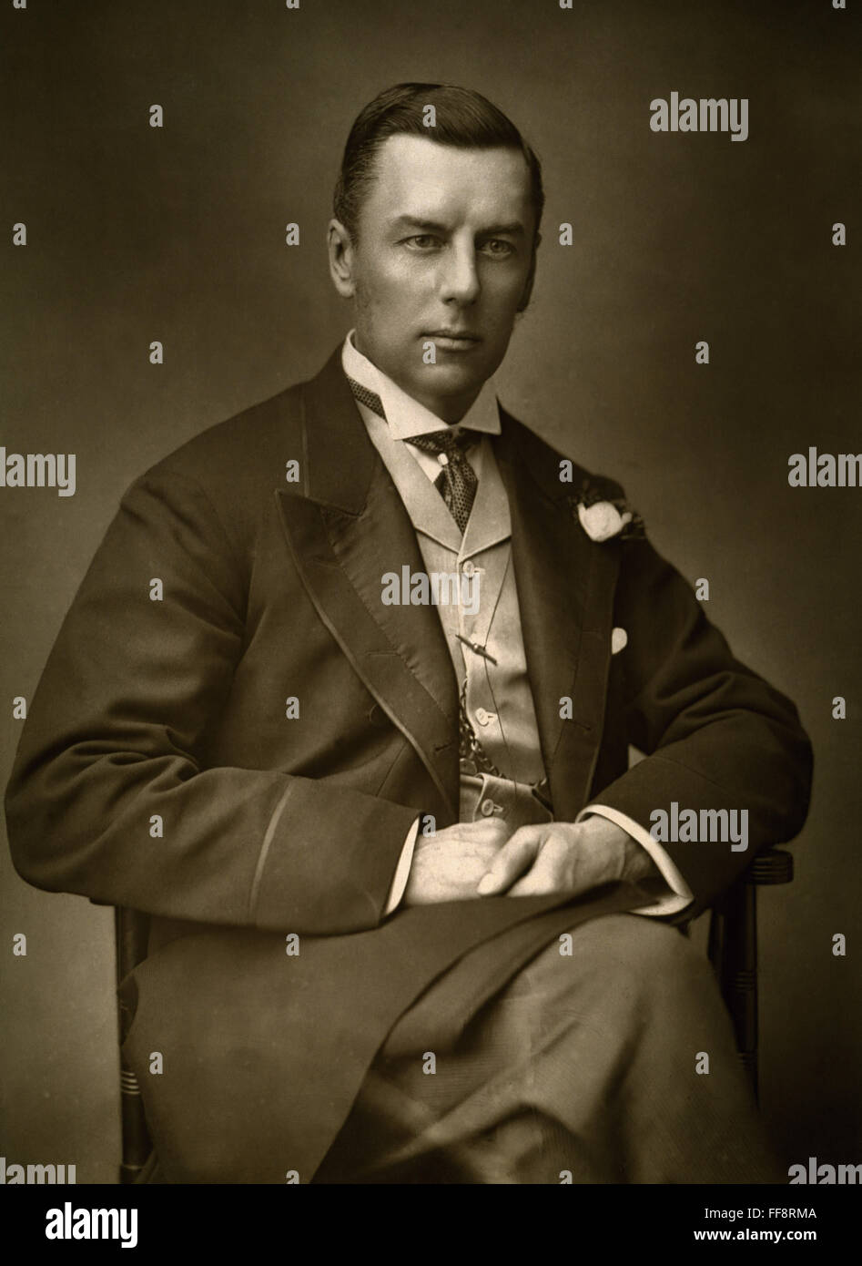 Joseph Chamberlain N1836 1914 British Politician And Reformer Photographed C1885 Stock 4752