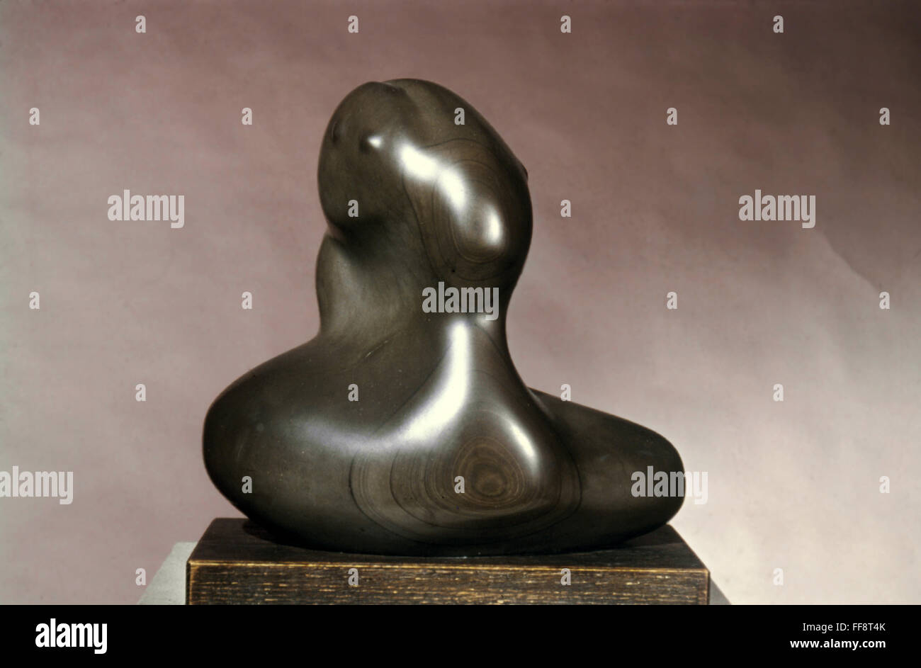 MOORE: COMPOSITION, 1932. /nHenry Moore: Composition. Stone, 1932. Stock Photo