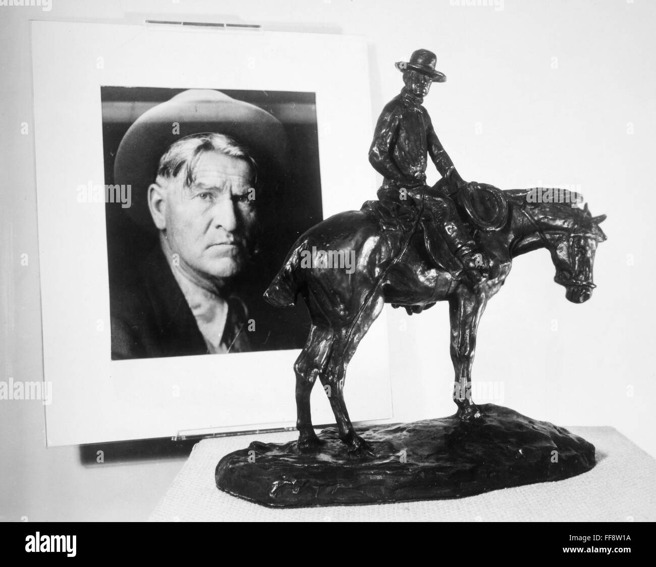 CHARLES RUSSELL (18651926). /nAmerican artist. A photograph of Russell