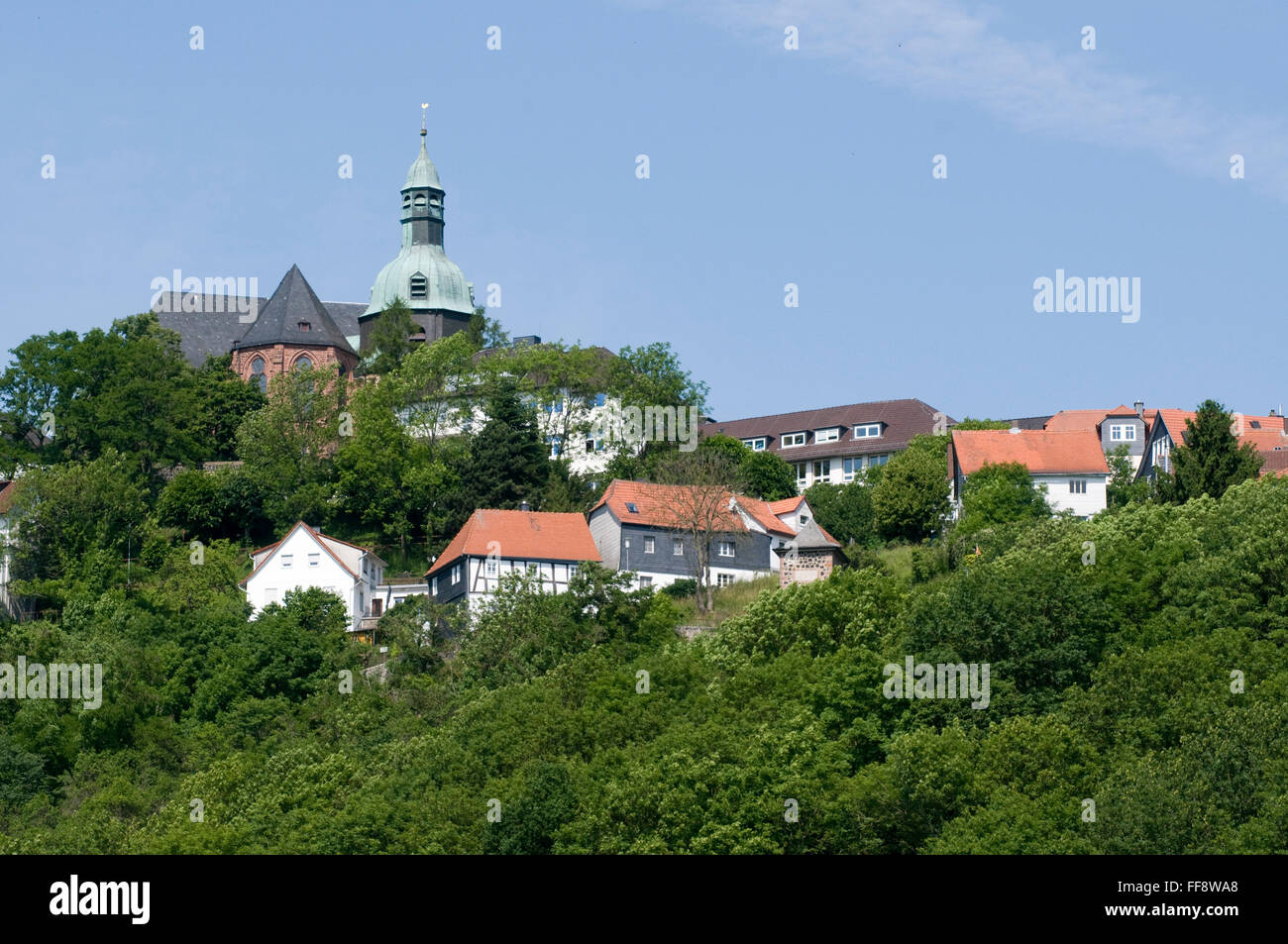 Amöneburg, Oberhessen, Hessen, Deutschland | Amoenburg Hesse, Germany Stock Photo