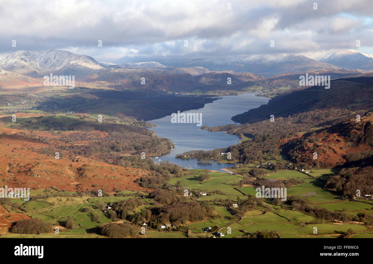 Coniston water aerial hires stock photography and images Alamy