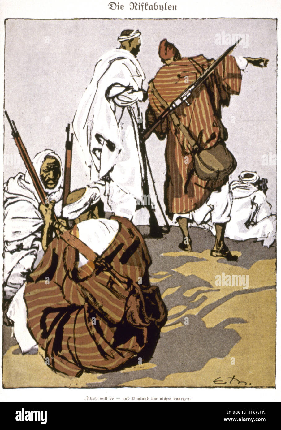 FRANCE COLONIALISM, 1925. /n'Allah is willing and England has no