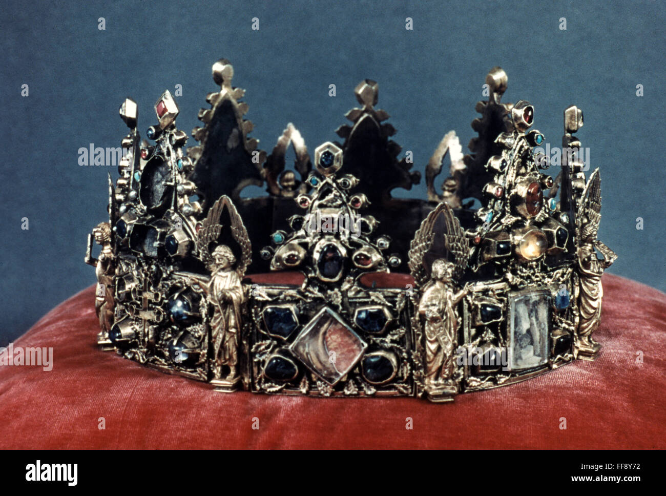 KING LOUIS IX OF FRANCE. /n(1214-1270). Also known as Saint Louis. Reliquary crown of King Louis IX of France, 1226-1270. Stock Photo