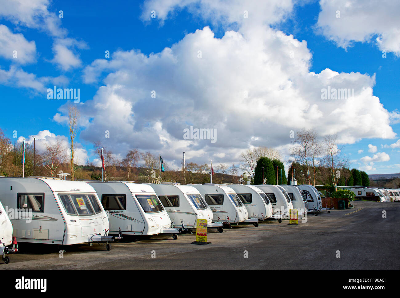 Glossop caravans hires stock photography and images Alamy
