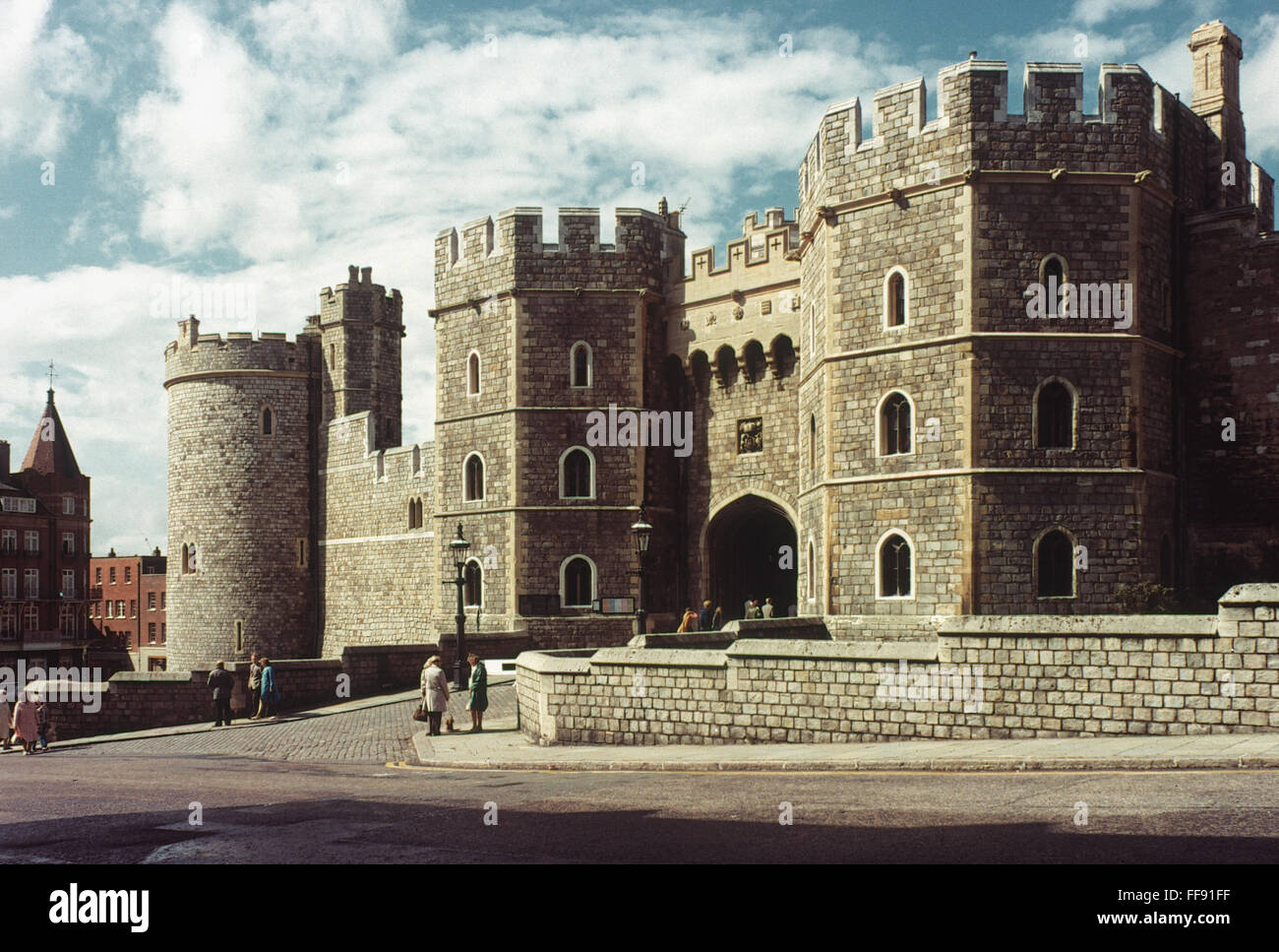 ENGLAND: WINDSOR CASTLE. /nHenry VIII's Gateway. Stock Photo