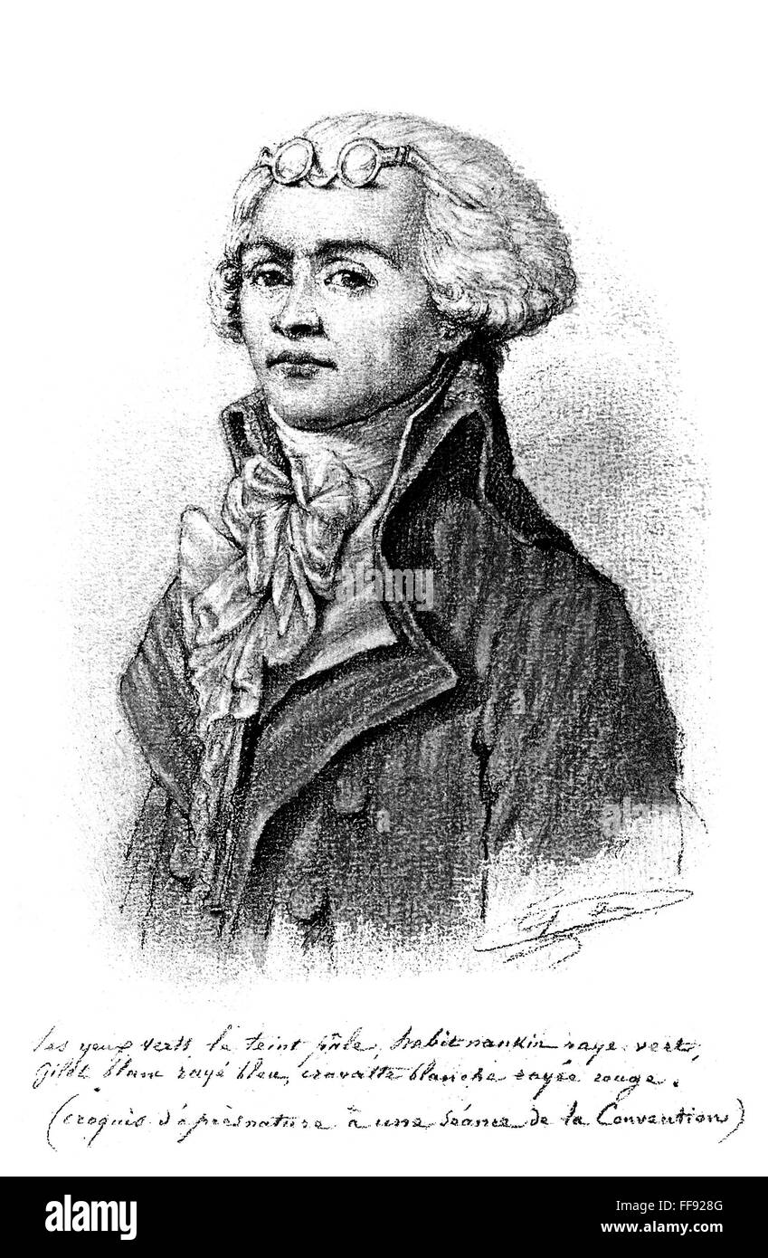 MAXIMILIEN ROBESPIERRE /n(17581794). French revolutionist