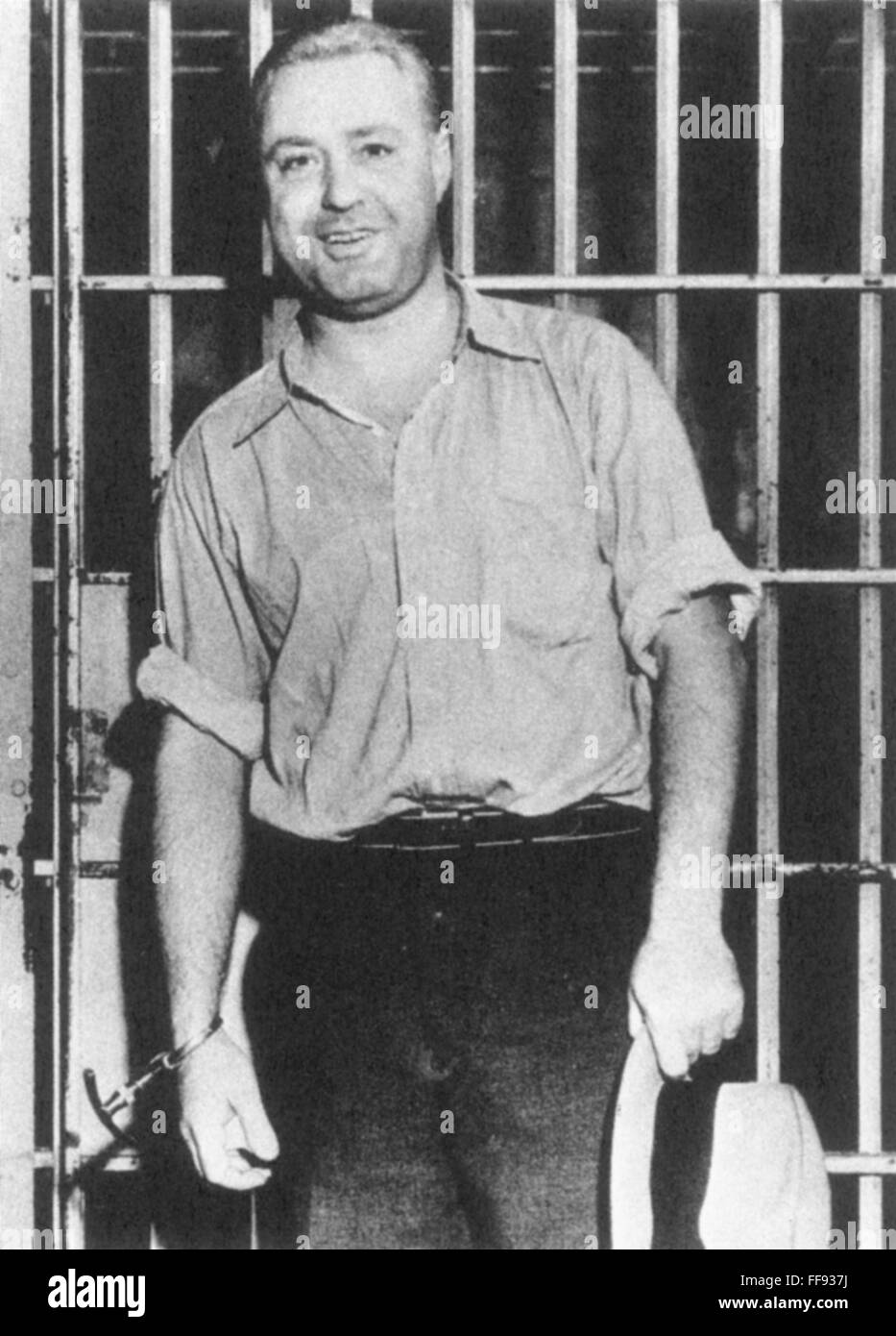 GEORGE 'MACHINE GUN' KELLY /n(1897-1954). American gangster. Kelly in ...