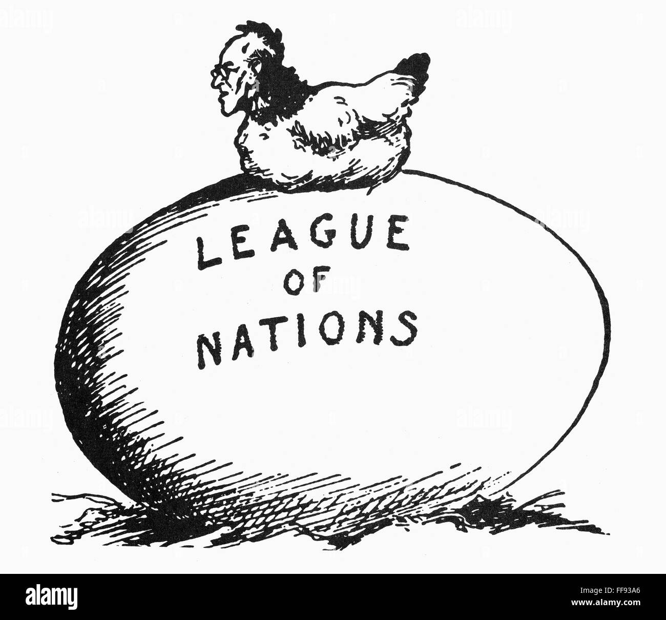 League of nations cartoon High Resolution Stock Photography and Images ...