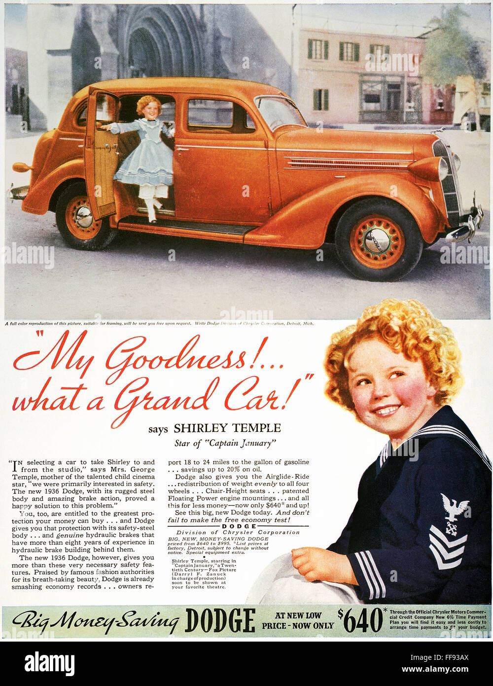 Vintage 1936 Chrysler Print Ad