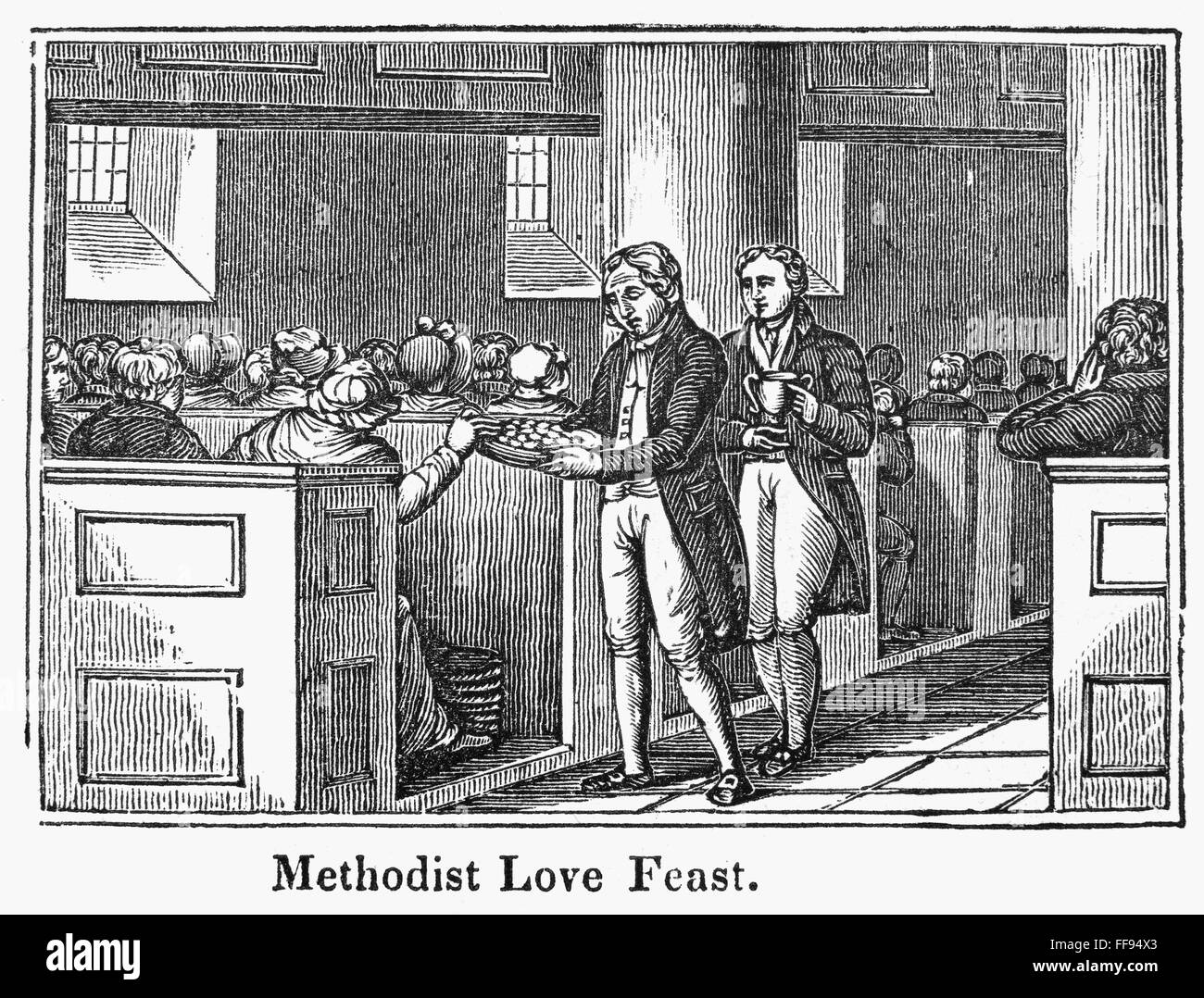 METHODIST LOVE FEAST 1842 nWood Engraving American Stock Photo Alamy methodist-love-feast-1842-nwood-engraving-american-stock-photo-alamy
