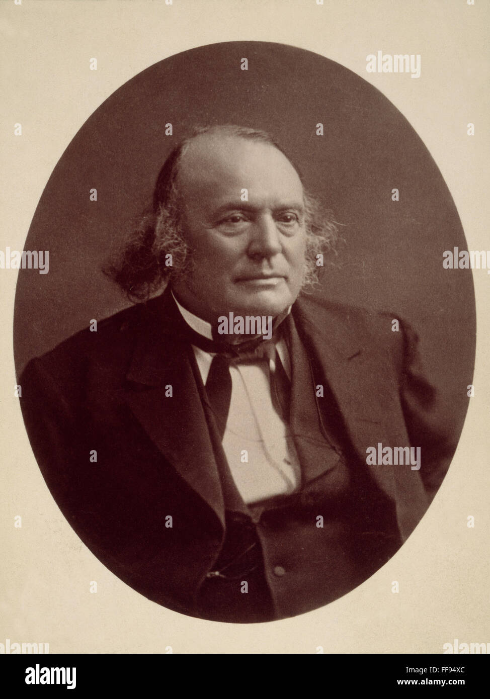 LOUIS AGASSIZ (1807-1873). /nAmerican naturalist. Photograph, n.d Stock ...