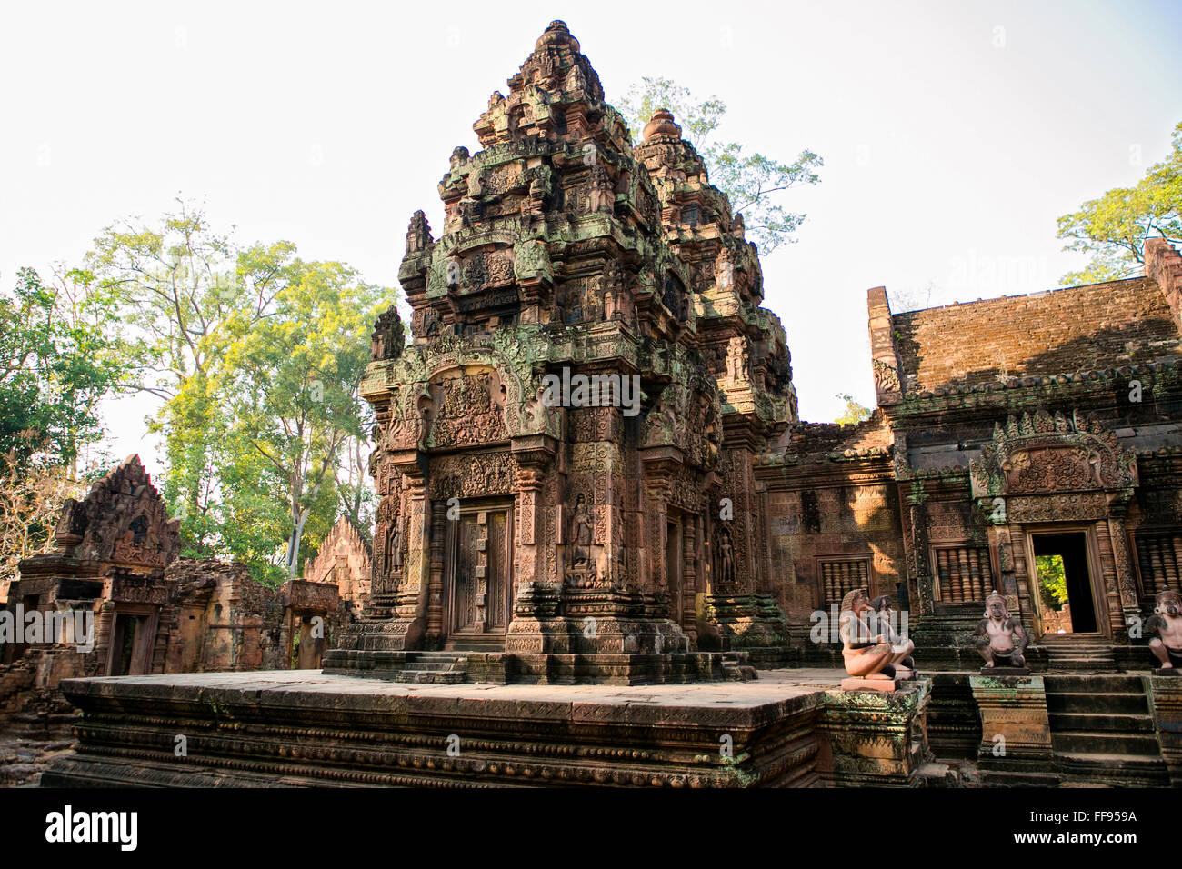 Bonteay Srey Temple in Cambodia Stock Photo