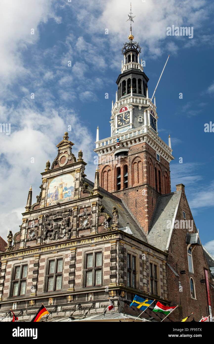 De Waag (Weigh House), Alkmaar, Holland, the Netherlands Stock Photo