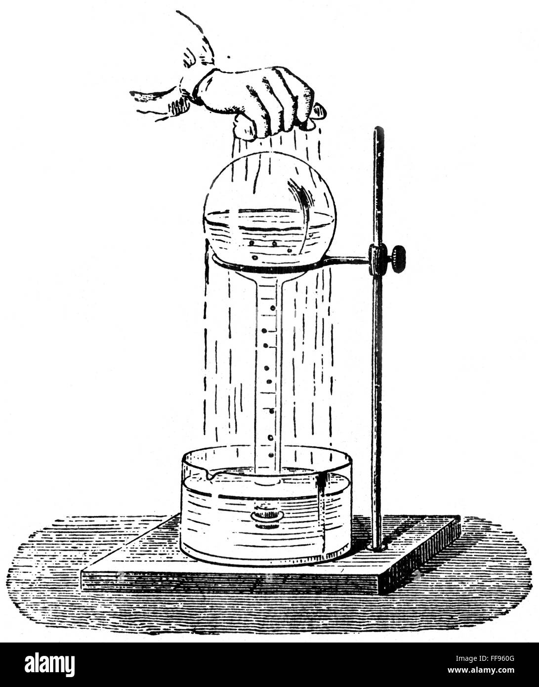 FRANKLIN WATER BOILING. /nBenjamin Franklin's experiment proving that