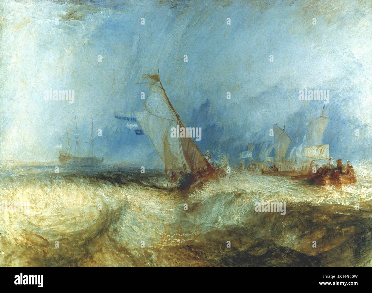 TURNER STORM TOSSED SHIP n The Storm Tossed Ship Van Tromp Oil TURNER STORM TOSSED SHIP n The Storm Tossed Ship Van Tromp Oil
