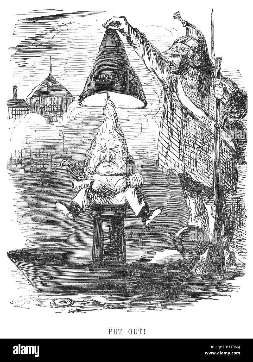 Image of LOUIS PHILIPPE (1773-1850). - King Of France, 1830-48. Cartoon By  Honoré Daumier Depicting King Louis-Philippe Turning Into A Pear. The  Caption Says That The Pears Are For Sale To Meet