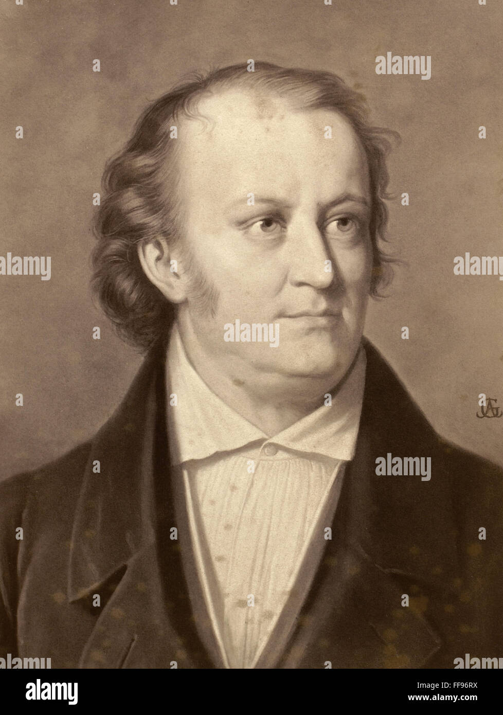JEAN PAUL FRIEDRICH RICHTER /n(1763-1825). German writer. Painting by ...