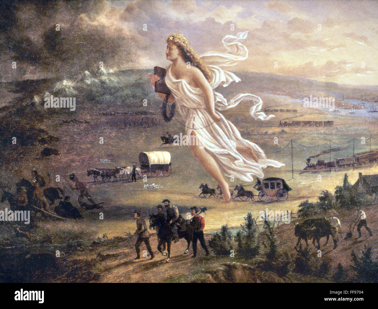 GAST AMERICAN PROGRESS n American Progress An Allegorical GAST AMERICAN PROGRESS n American Progress An Allegorical