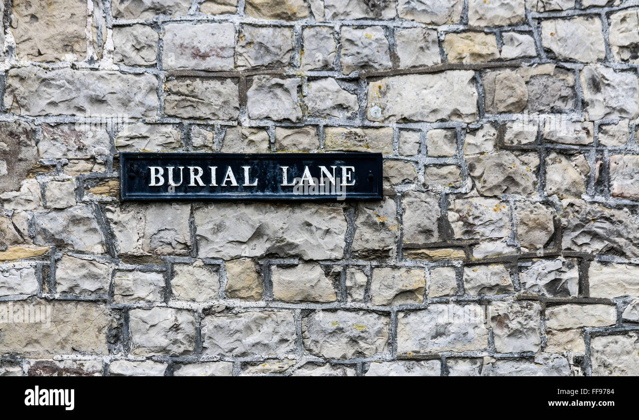 wall plaque of burial lane llantwit major vale of glamorgan wales