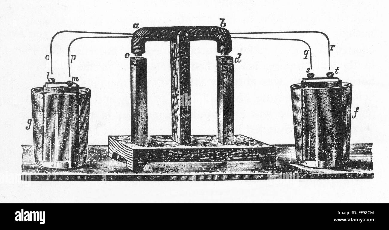 ELECTRIC MOTOR, 1831. /nThe first electric motor, made in 1831 by
