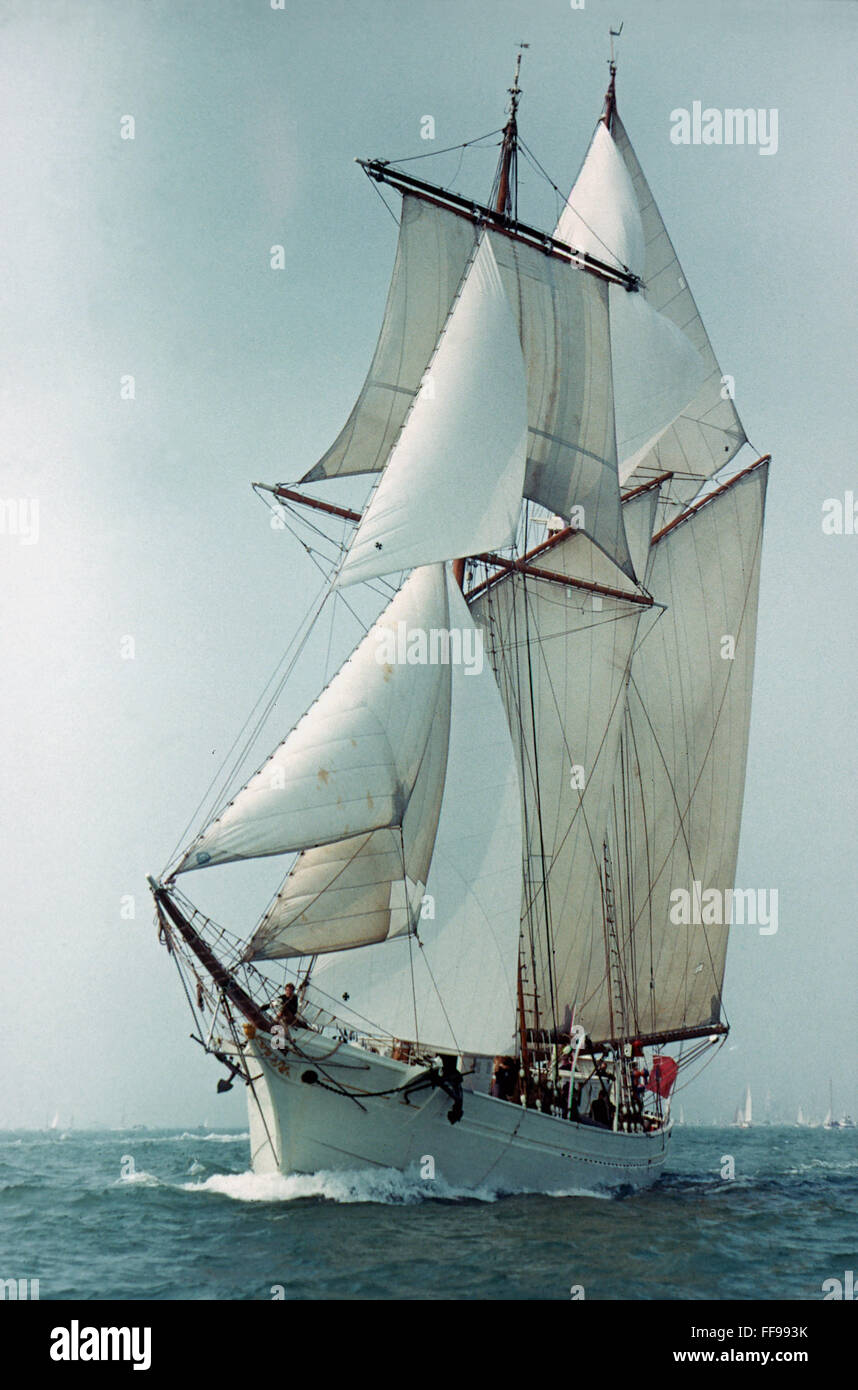 THE 'BELLE POULE,' 1834. /nLaunched in 1834. Stock Photo