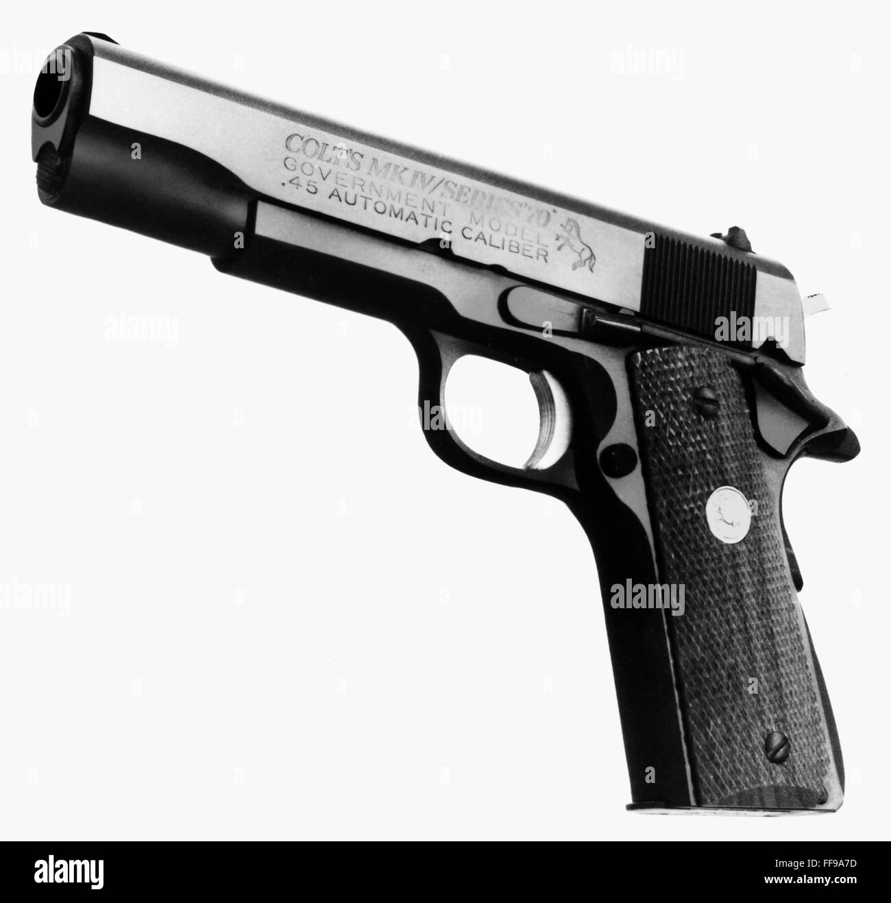 COLT .45 PISTOL. /nColt automatic pistol, .45 caliber, MK/Series '70