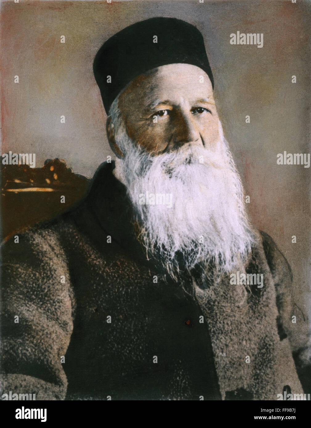 JEAN-HENRI DUNANT /n(1828-1910). Swiss philanthropist. Stock Photo