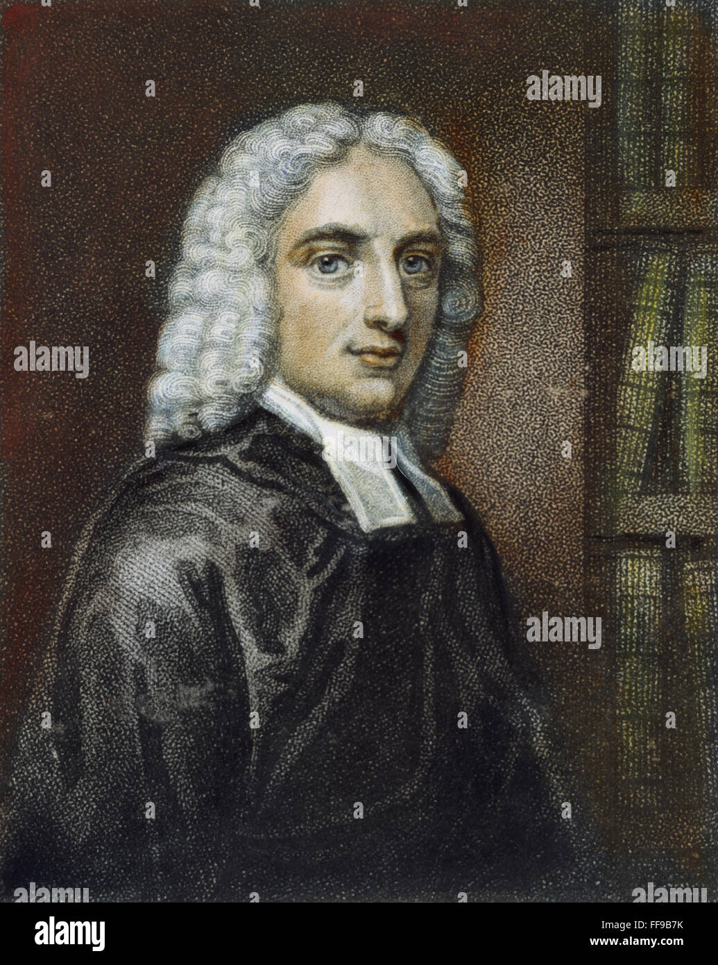 ISAAC WATTS (1674-1748). /nEnglish theologian and hymn writer: stipple engraving, English, 1815. Stock Photo