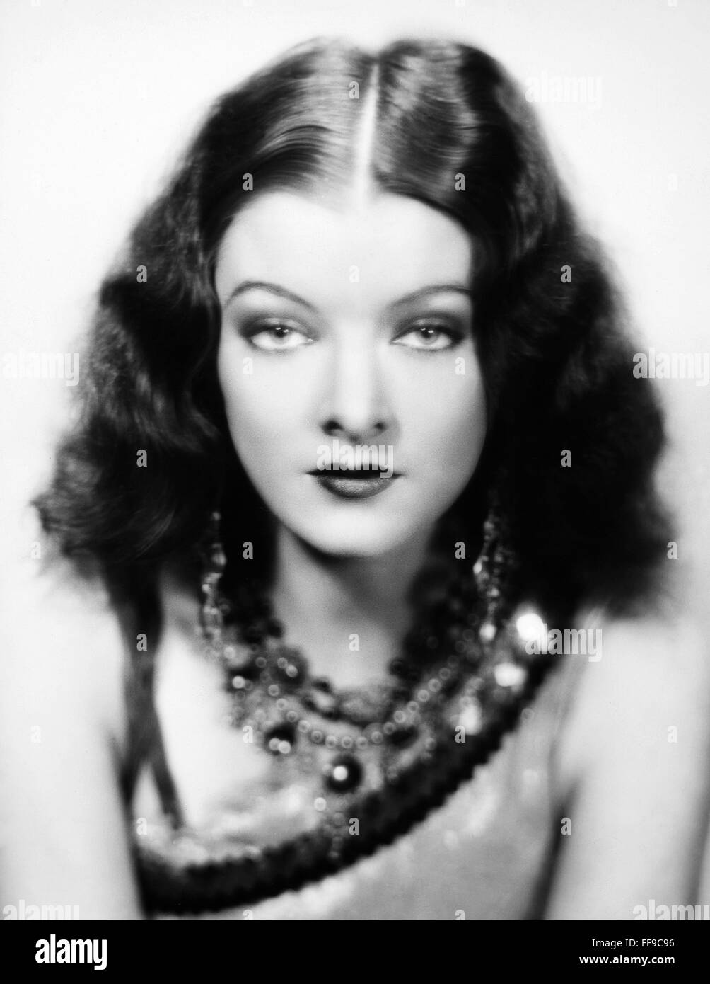 MYRNA LOY (19051993). /nAmerican film actress Stock Photo Alamy