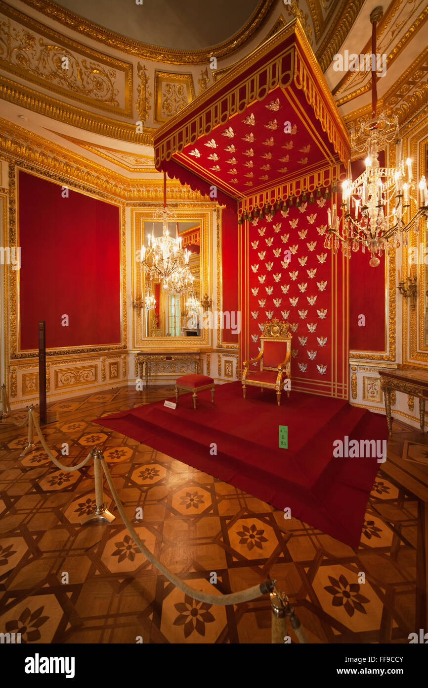 Poland City Of Warsaw Royal Castle Interior The Throne