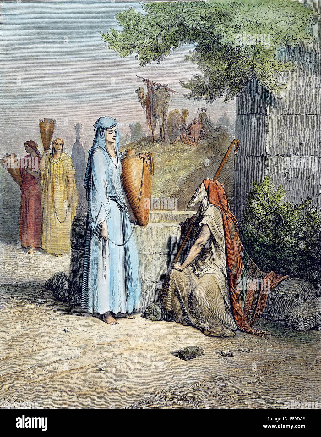 REBEKAH & ELIEZER. /nEliezer, the servant of Abraham, is offered a ...