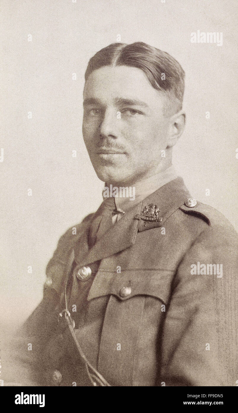 WILFRED OWEN (18931918). /nEnglish poet. Photograph, early 20th