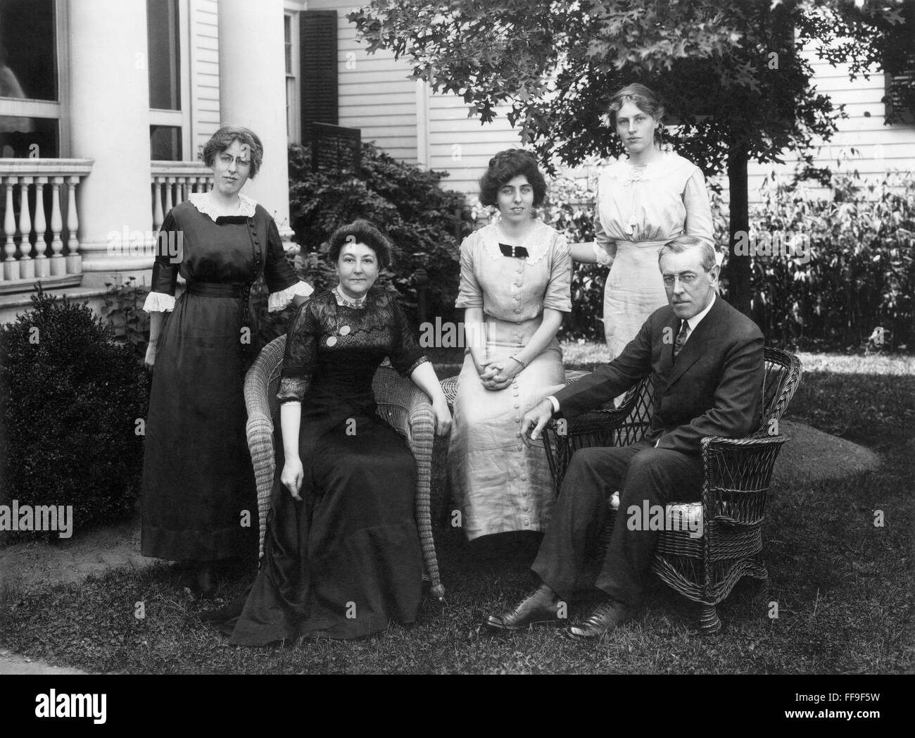 WOODROW WILSON FAMILY. /nLeft to right Margaret, Mrs. Wilson, Eleanor