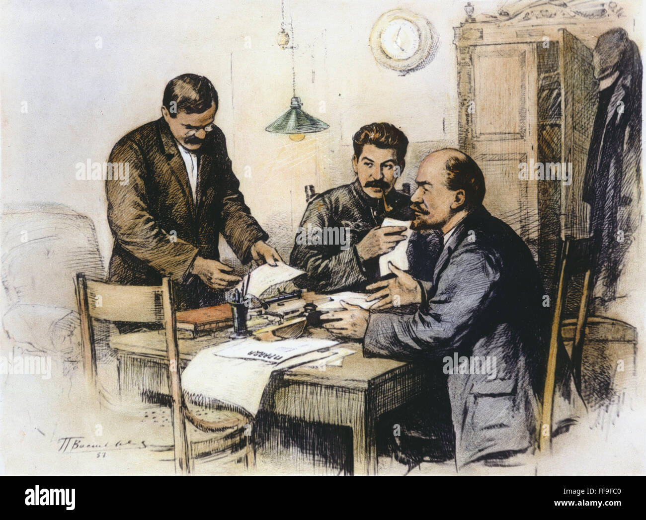 VLADIMIR LENIN (18701924). /nVladimir Ilich Ulyanov, known as Lenin. Russian Communist leader