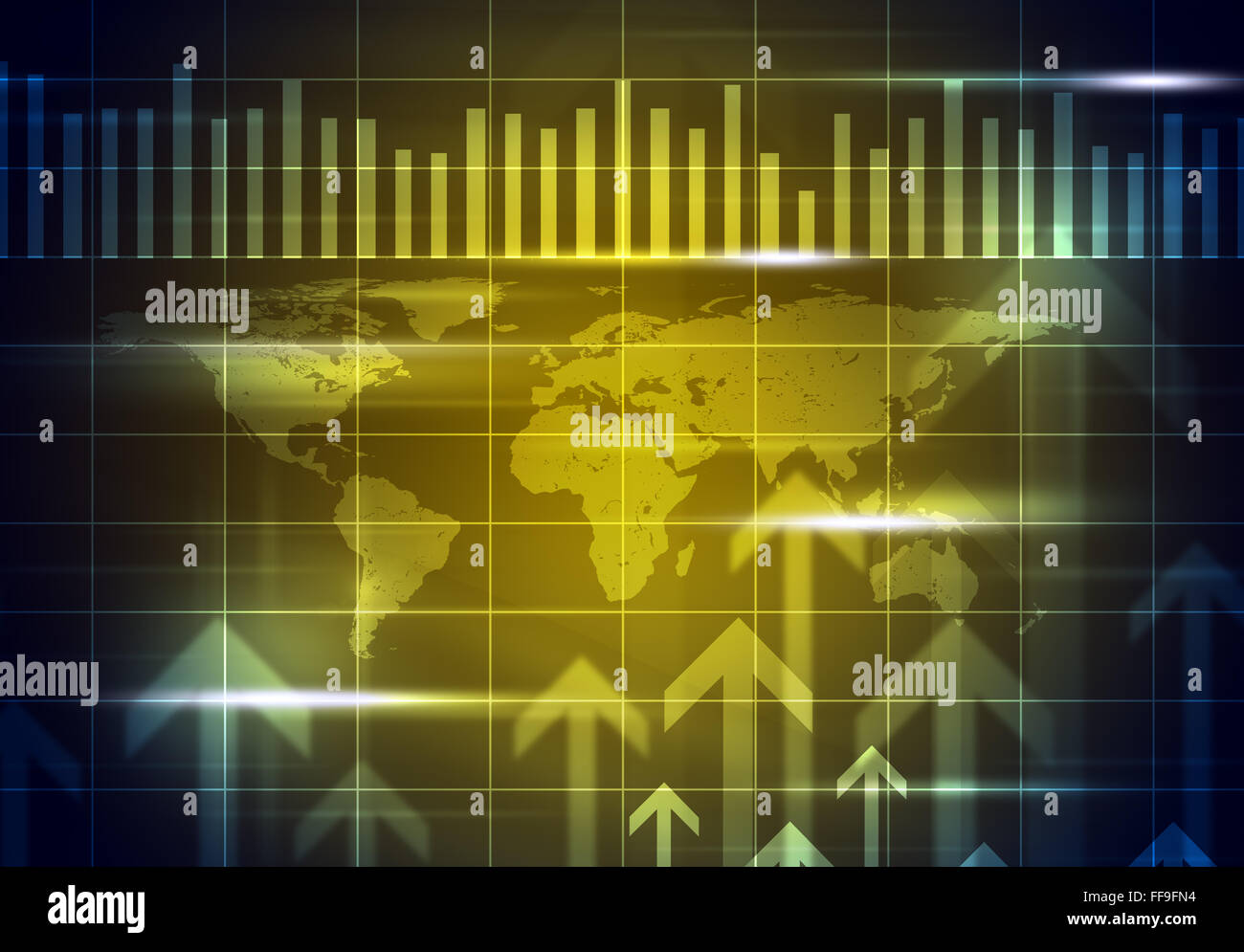 Random Map Yellow Abstract yellow background with map Stock Photo - Alamy