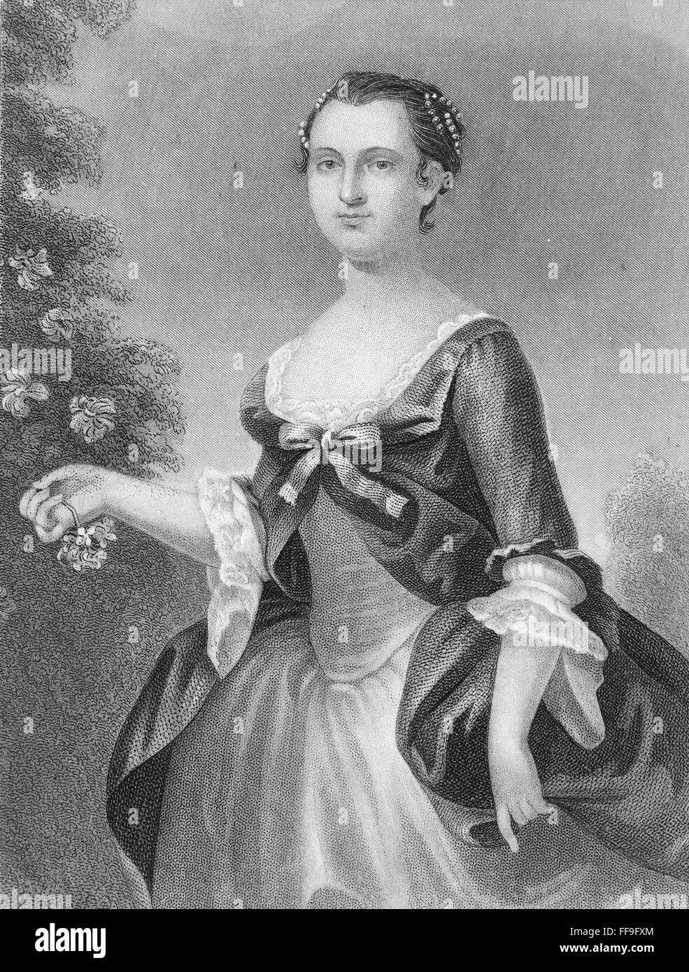 Martha dandridge custis, 1757 hires stock photography and images Alamy