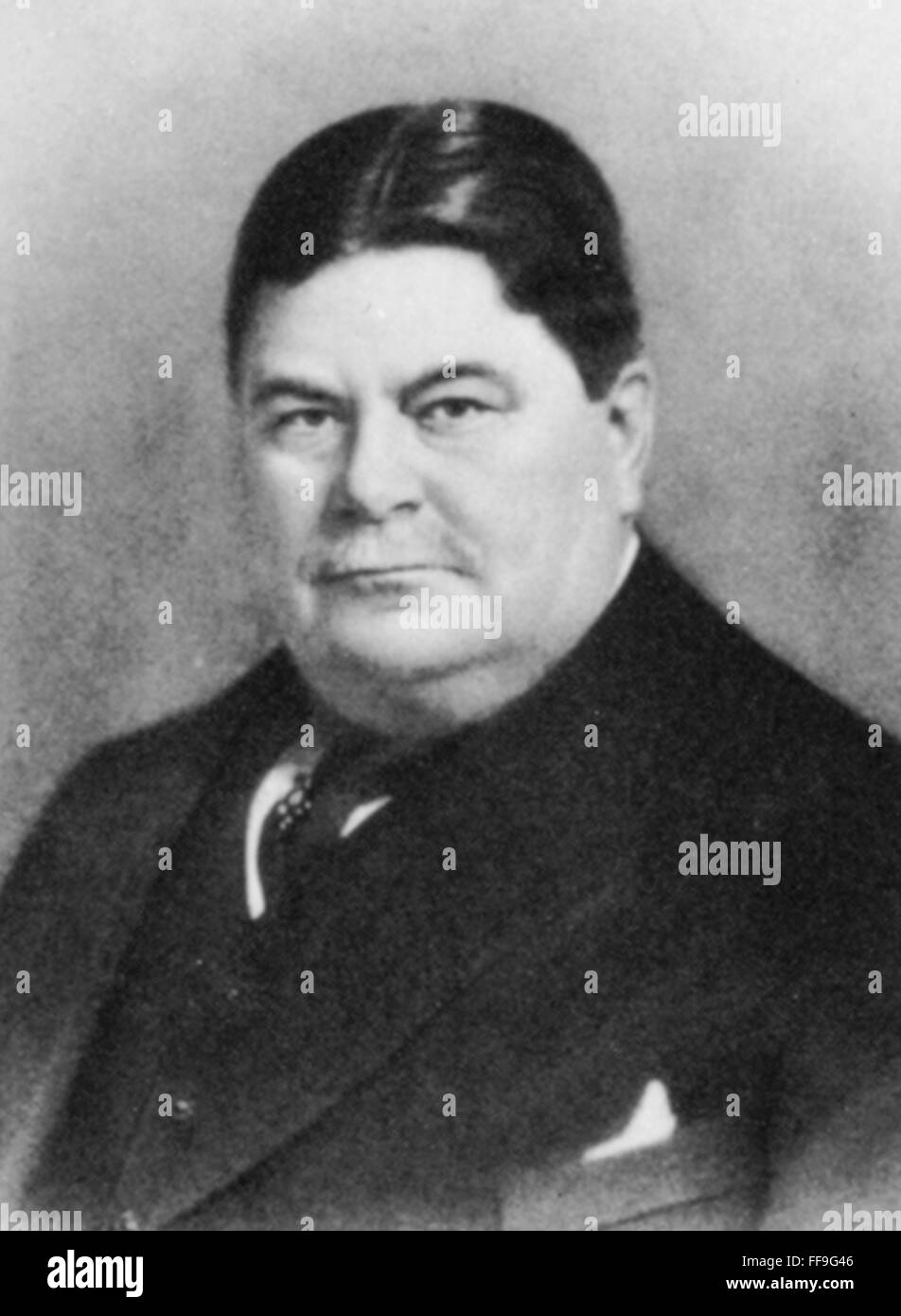 JAMES BUCHANAN BRADY /n(1856-1917). Known as 'Diamond Jim' Brady. American financier. Stock Photo