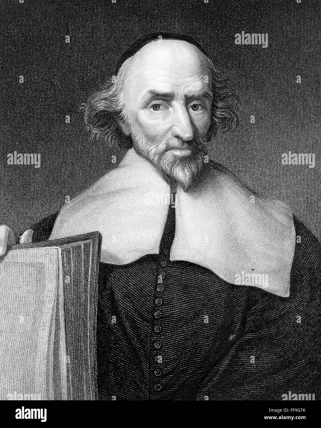 JOHN KNOX (1505-1572). /nScottish religious reformer. Stipple engraving, 19th century. Stock Photo
