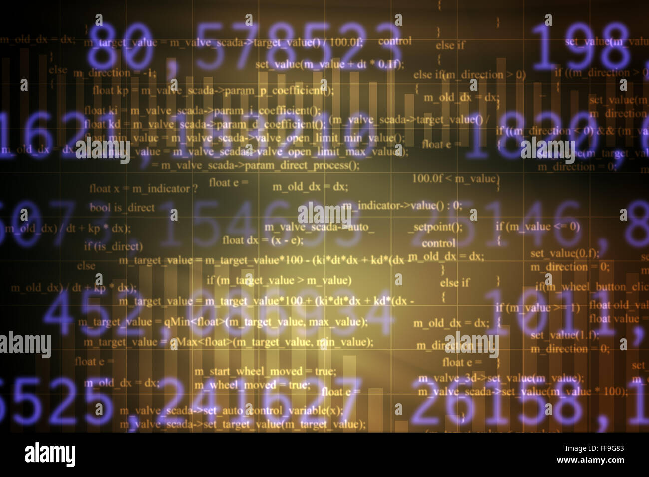 Confusing Number Background Abstract colorful background with numbers Stock Photo - Alamy