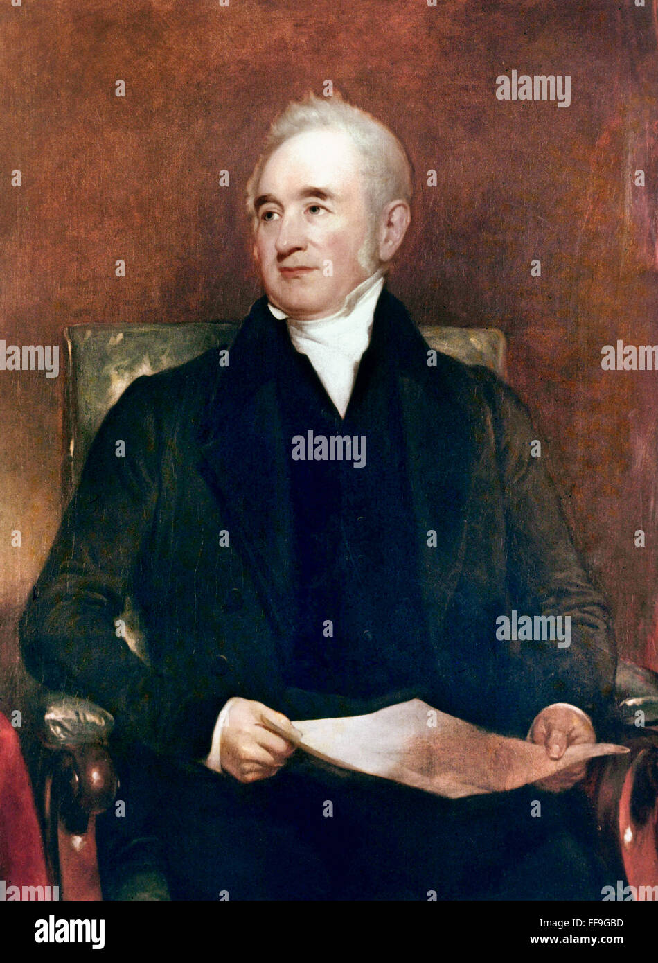 GEORGE STEPHENSON /n(1781-1848). English inventor and founder of ...