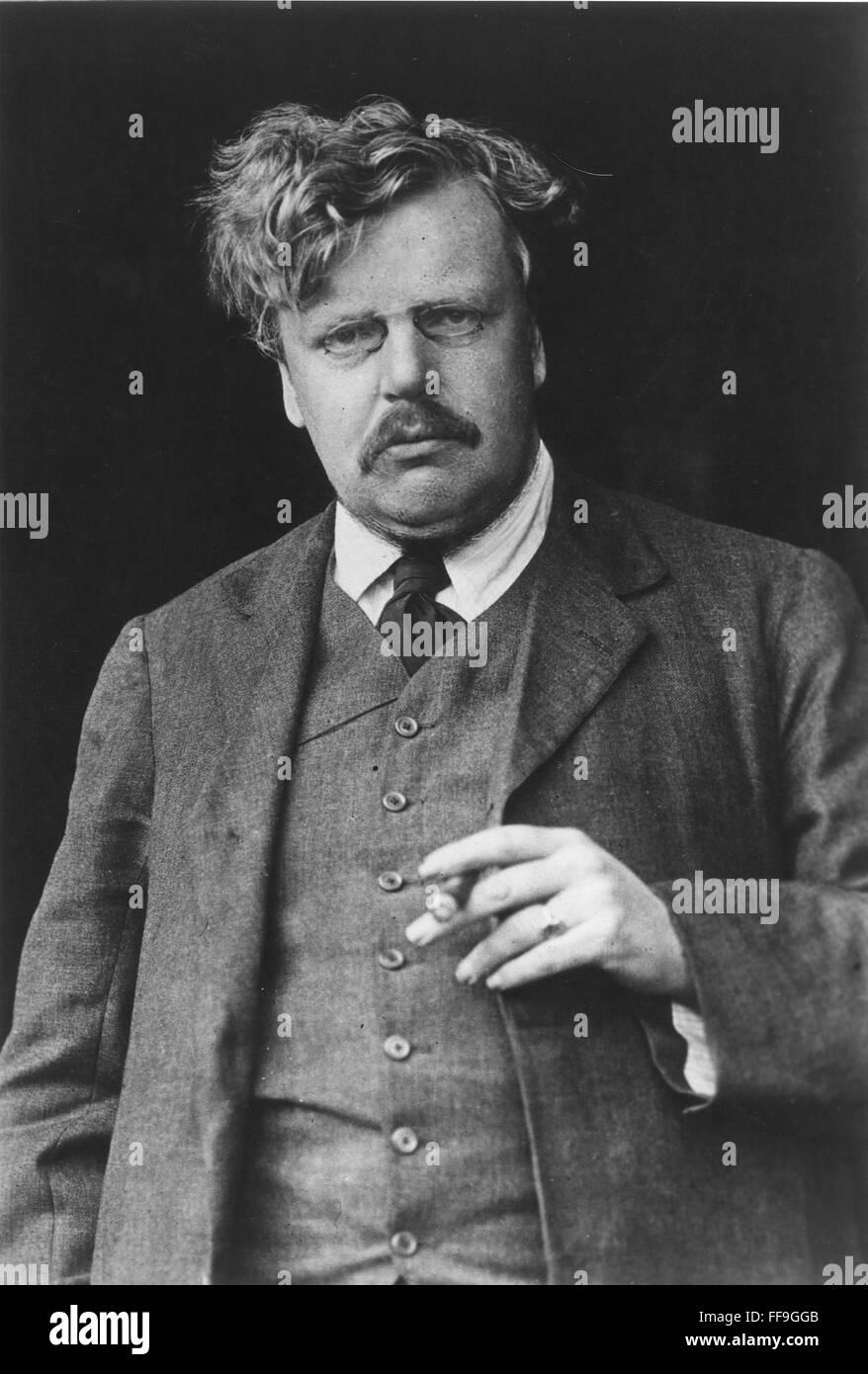 GILBERT KEITH CHESTERTON /n(18741936). English writer Stock Photo Alamy