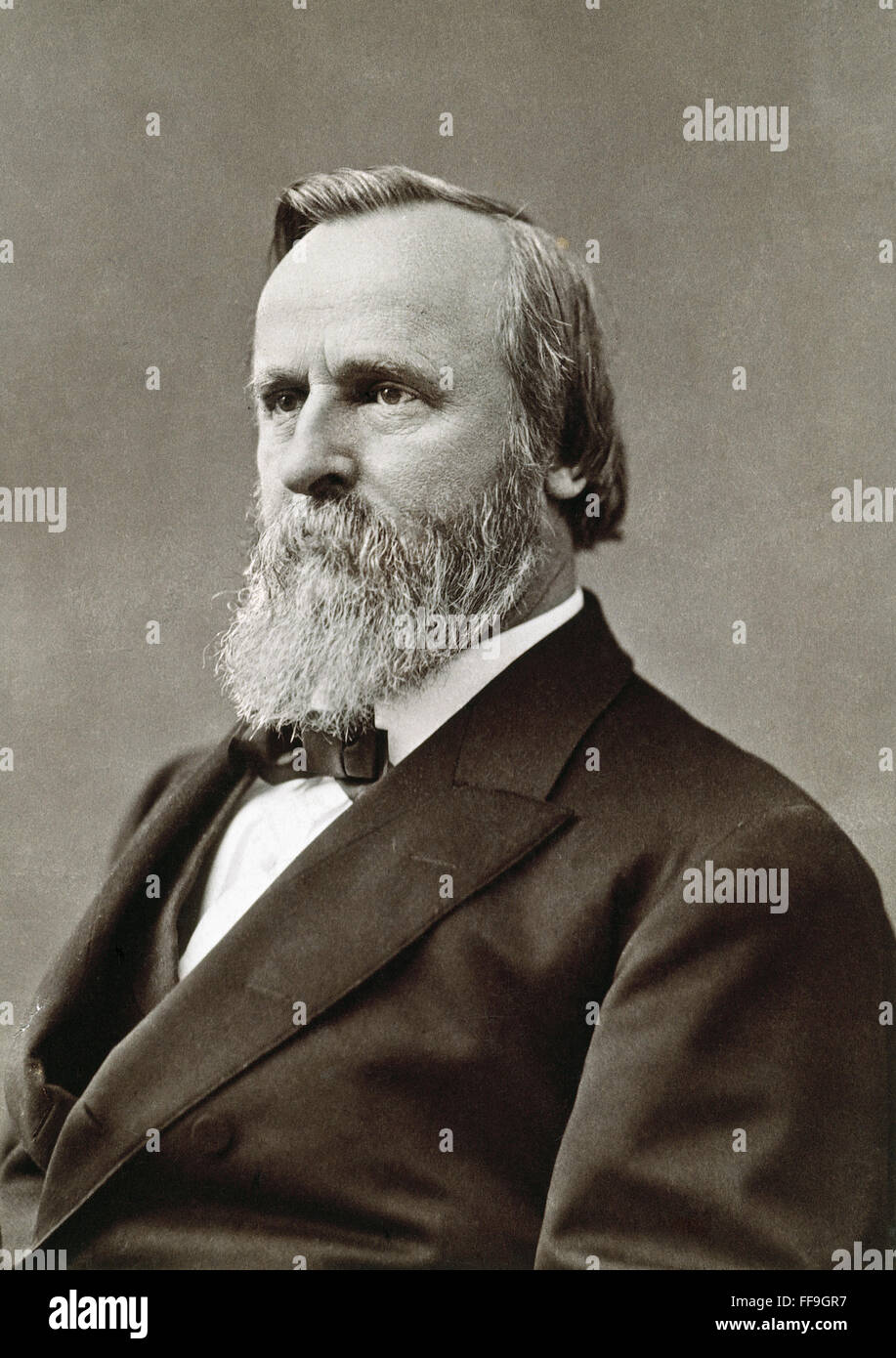 RUTHERFORD B. HAYES /n(1822-1893): photograph, n.d Stock Photo - Alamy