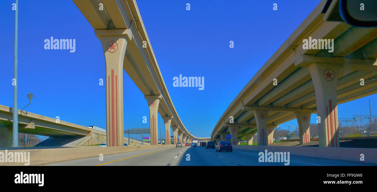 Highway overpass and underpass Stock Photo Alamy