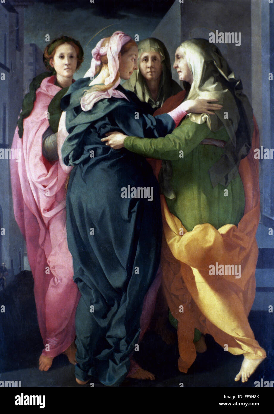 Jacopo pontormo the visitation hi-res stock photography and images - Alamy