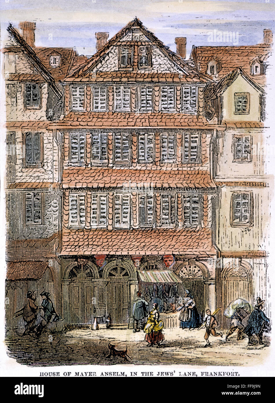 ROTHSCHILD HOUSE./nThe ancestral house of the Rothschild (Red Shield