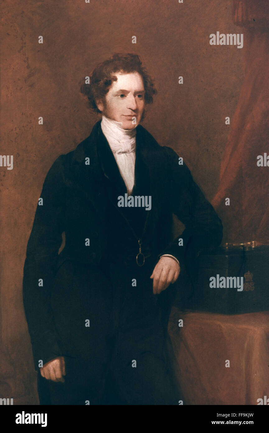 EDWARD STANLEY (1799-1869). /n14th Earl of Derby. English statesman ...